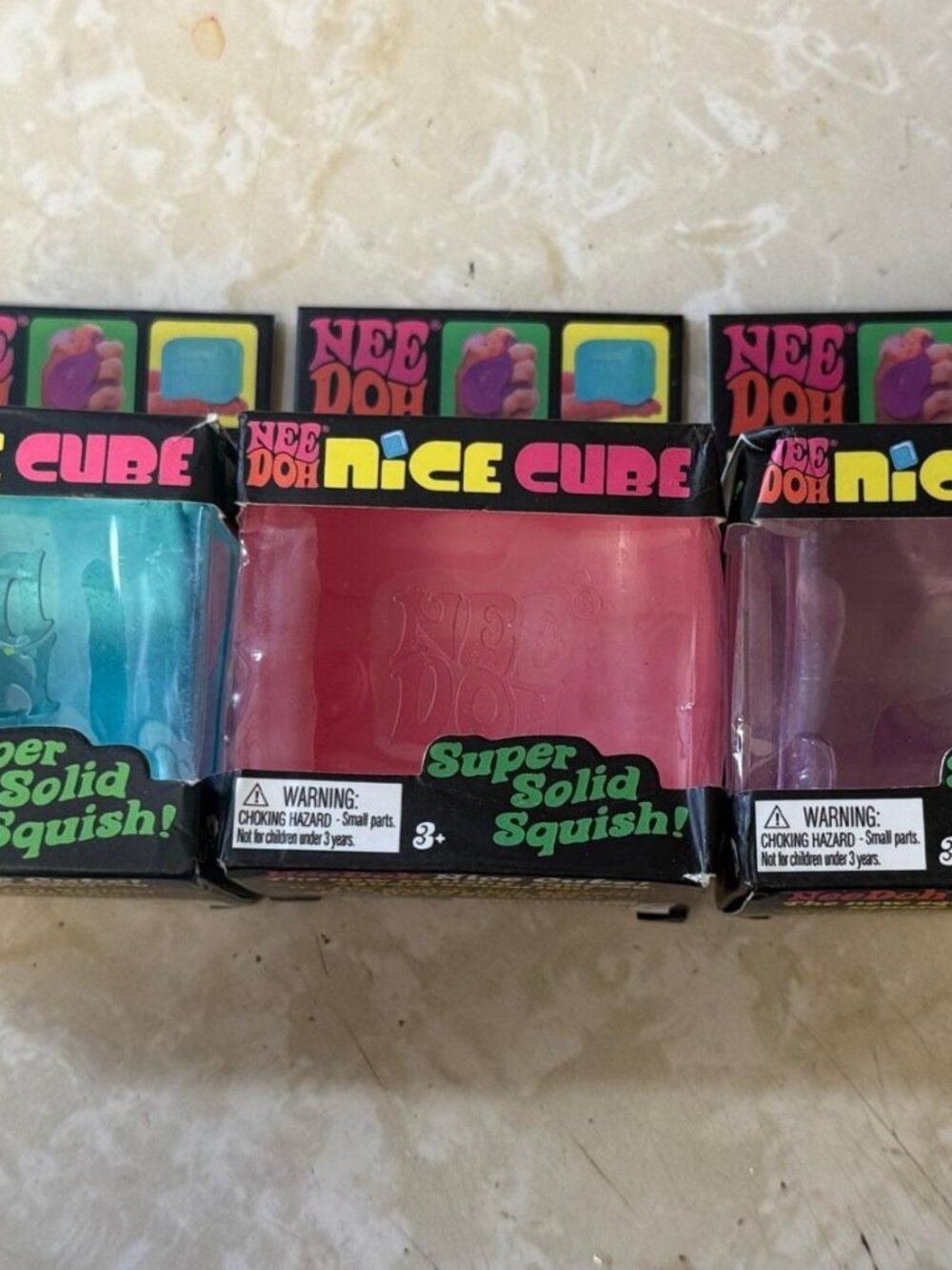 Needoh Nice Cube ( Set of 3 ) Random Colours